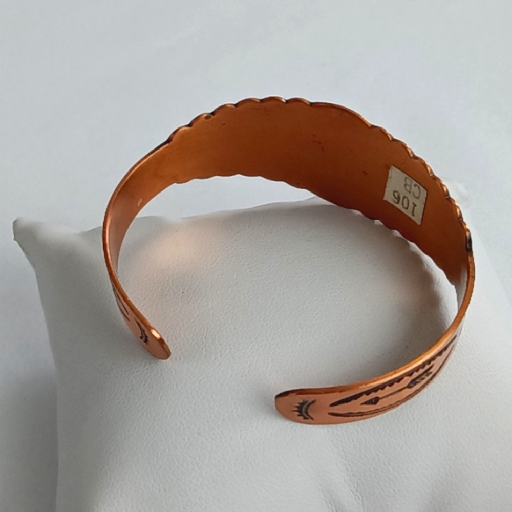 Solid Copper Womens Bracelet. - image 5